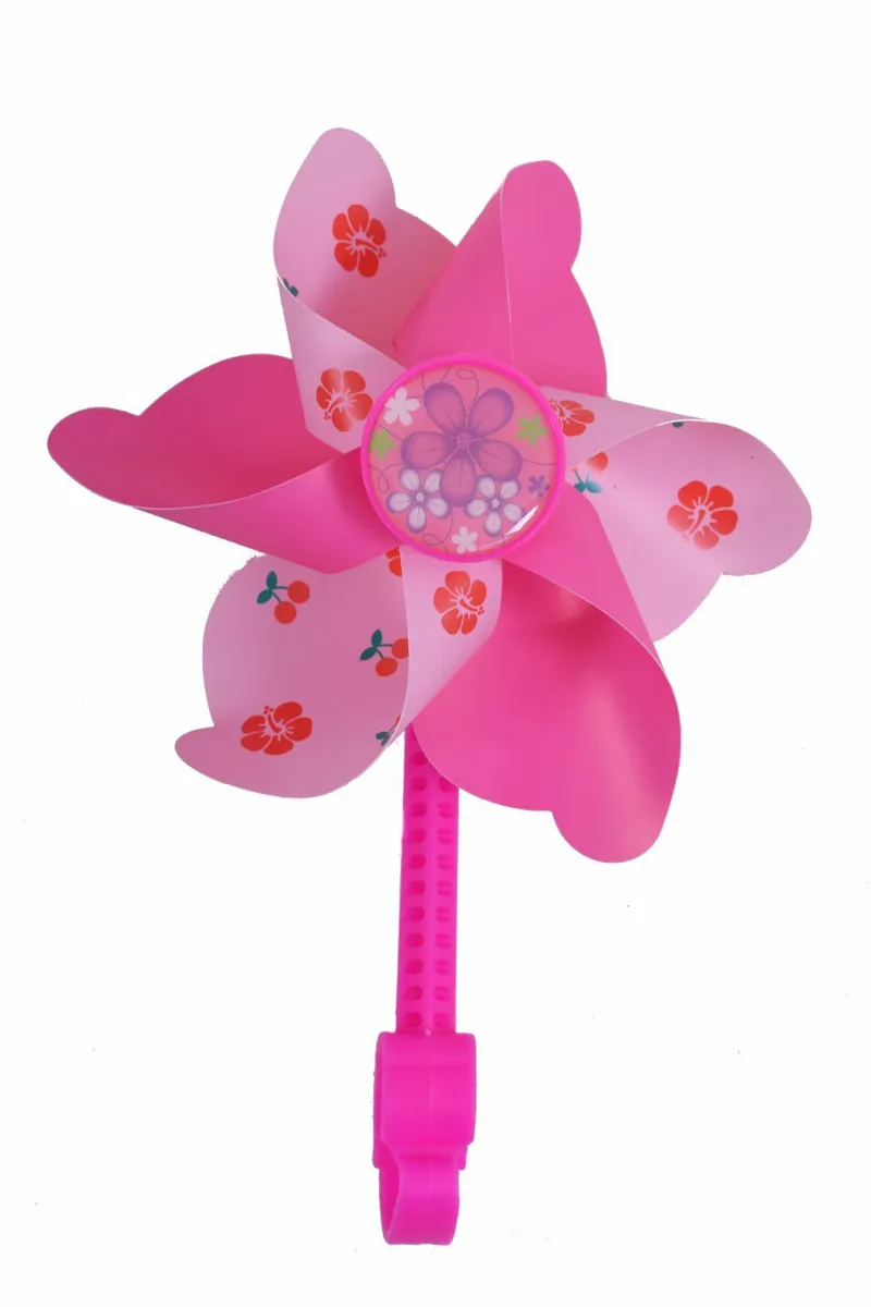 Spinning Windmill Pink Handlebar Decoration